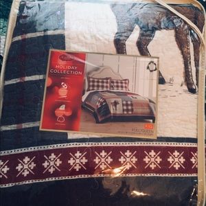 NW ST NICHOLS HOLIDAY LANE JOY FULL/QUEEN QUILT